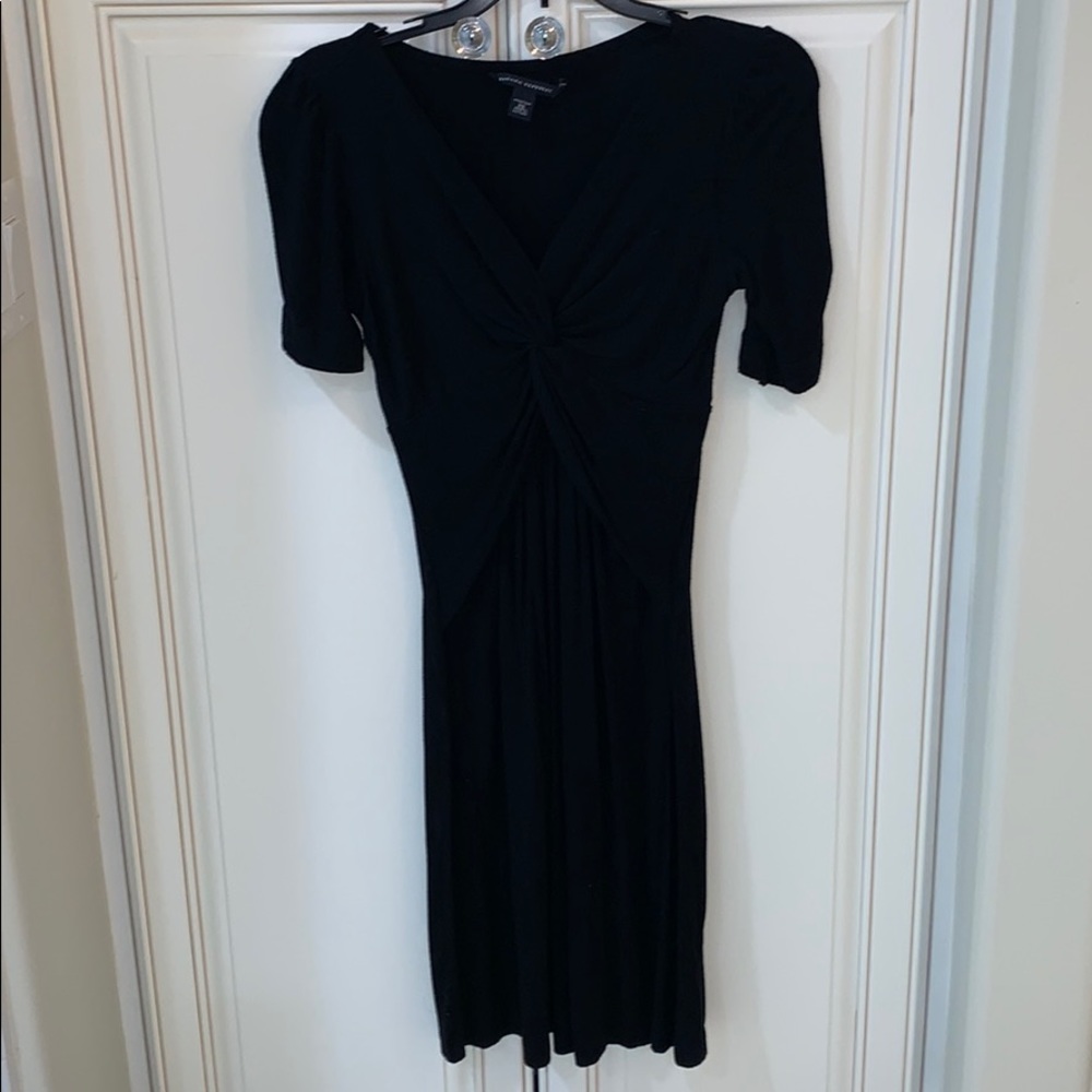 Banana republic black cotton dress